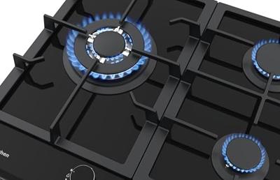 Gaskookplaat Vitrokitchen CG630NN 58 cm