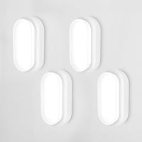 Set van 4 C-Series - LED Plafondlamp wit ovaal - Wandlamp - Scheepslamp - IP54 - 18 Watt - 1830lm - 6500K Daglicht wit - voor binnen en buiten - thumbnail