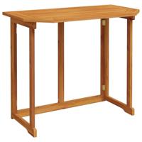 Tuinbankset 4 pcs Bruin Massief acaciahout - thumbnail