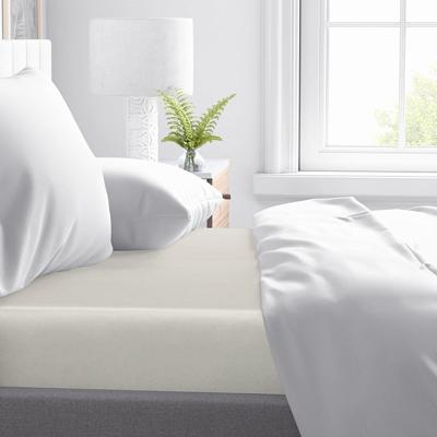 Primaviera Deluxe Satijnen Hoeslaken Creme 90 x 200 cm