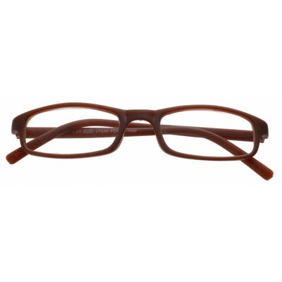 Lifetime Vision Leesbril rechthoekig unisex bruin sterkte +2.50
