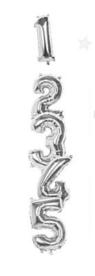 Cijfer ballon &apos;0&apos; folie goud 36cm