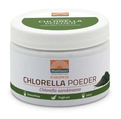 Mattisson HealthStyle Europese Chlorella Poeder Mattisson HealthStyle Europese Chlorella Poeder