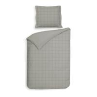 Heckett & Lane Heckett & Lane Diamante Dekbedovertrek 140x200x220 Cloud Grey - thumbnail