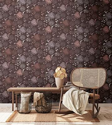 Livingwalls House of Turnowsky - Rood - Floral - 389003