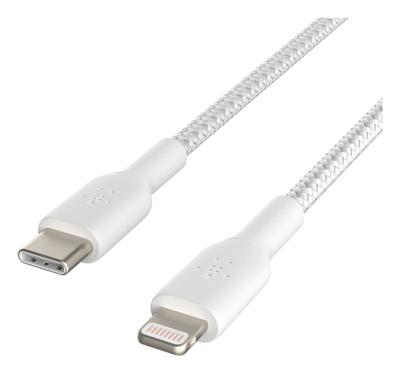 Belkin BOOSTCHARGE gevlochten USB-C naar Lightning kabel