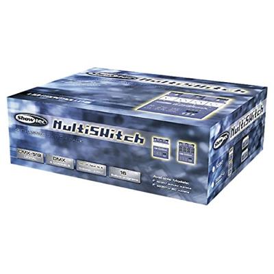 Showtec Multiswitch 4-kanaals DMX switchpack Showtec Multiswitch 4-kanaals DMX switchpack