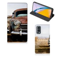 OnePlus Nord 2 5G Stand Case Vintage Auto - thumbnail