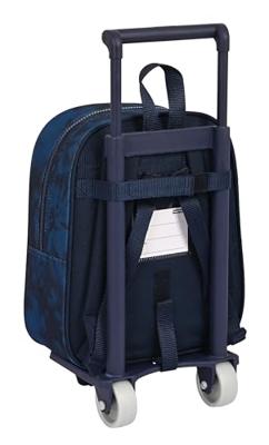 Schoolrugzak met Wielen Batman Legendary Marineblauw 22 x 27 x 10 cm Schoolrugzak met Wielen Batman Legendary Marineblauw 22 x 27 x 10 cm