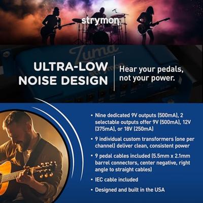 Strymon Zuma power supply voor effectpedalen
