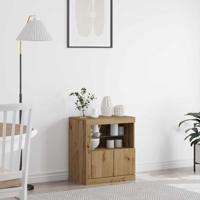 Dressoir Bruin 60.5 x 37 x 67 cm Bewerkt hout - thumbnail