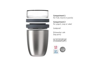 Mepal Isoleer Lunchpot Ellipse RVS