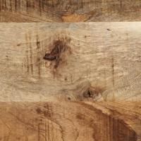 Bank 60x35x45 cm massief ruw hout mango - thumbnail