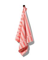 HEMA Theedoek 65x65 katoen koraal (koraal) - thumbnail