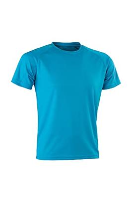Spiro RT287 Impact Aircool Performance Tee - Ocean Blue - L