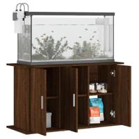 Aquariumstandaard 101x41x58 cm bewerkt hout bruin eikenkleur - thumbnail