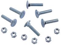 Dresselhaus slotbout truss-head bolt m6x30 square neck w.nuts - thumbnail