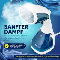 Clatronic DB 3717 Stoomontkreuker Wit, Blauw 1100 W - thumbnail