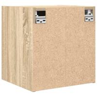 Nachtkastjes 2 st wandgemonteerd 38x34x40 cm sonoma eikenkleur - thumbnail