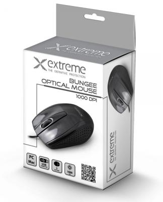Extreme XM110K muis USB Type-A Optisch 1000 DPI Rechtshandig