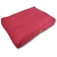 Topmast Hondenkussen - Velours Soft Serie - Fuchsia - Maat XL - 116 x 84 x 21 cm - thumbnail