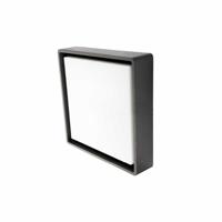 LED buitenlamp grafiet SG Frame Square Maxi 3000K met noodverlichting 310x310x7mm SG - thumbnail