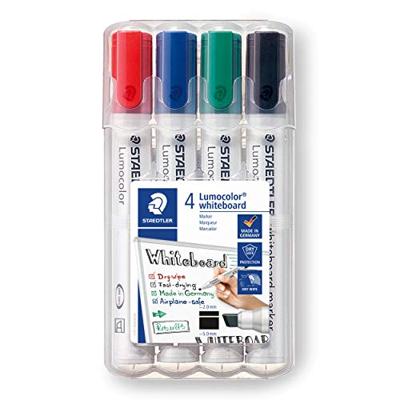 Whiteboardmarker staedtler lumo 351 4st ass