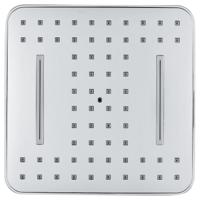 Hoofddouche VM Bisa Vierkant 1/2 Inch 1 Stand 20x20 cm Antikalk Waterbesparend Chroom VM Go - thumbnail