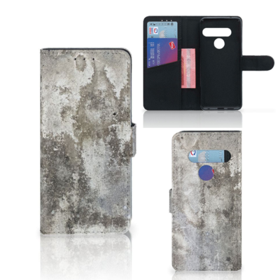 LG G8s Thinq Bookcase Beton Print