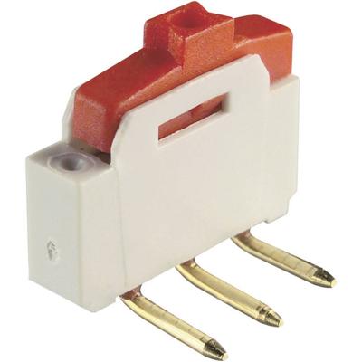 PTR Hartmann SX254L Schuifschakelaar 12 V/DC 0.5 A 1x aan/aan 1 stuk(s)