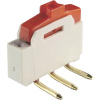 PTR Hartmann SX254L Schuifschakelaar 12 V/DC 0.5 A 1x aan/aan 1 stuk(s) - thumbnail