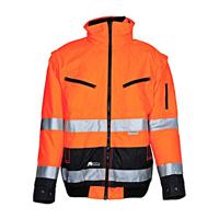 Prevent Veiligheids-pilotenjack | maat XL | oranje/marine | 100 % PES | 1 stuk - 174ZO/XL 174ZO/XL - thumbnail