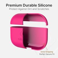 Catalyst Slim Case voor AirPods Pro Skin voor Apple AirPods Pro Charging Case, verwisselbare kleuren, beschermhoes Soft Skin, compatibel draadloos opladen - Neon Roze - thumbnail