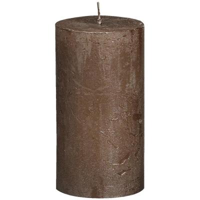 Bolsius Stompkaars Metallic Koperbruin 130/68 mm