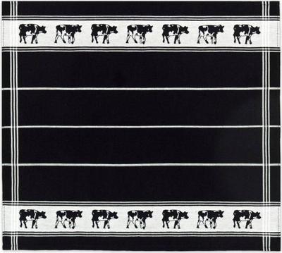 DDDDD theedoek 60x55 cm zw/bon zw/wi DDDDD theedoek 60x55 cm zw/bon zw/wi