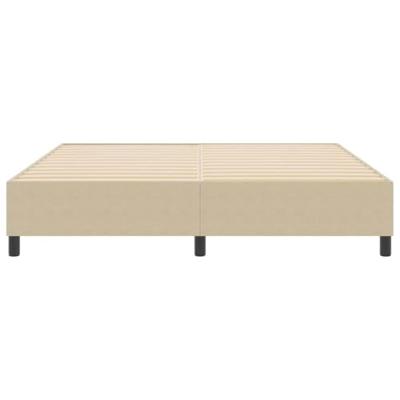 Boxspring bed Grijs groen 180 x 200 cm Katoenen stof
