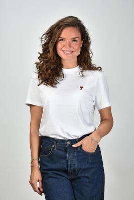 Ami Paris t-shirt ADC Ts Rouge BFUTS035.724 blanc