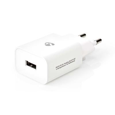 Nedis WCHAU242AWT Wandlader 2,4 A 1 Uitgang Usb-a Wit