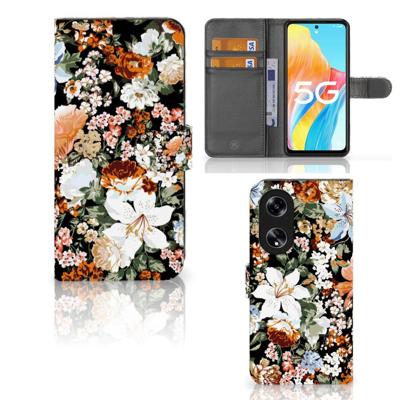 Hoesje voor OPPO Reno8 T 5G Dark Flowers