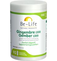 Be-Life Gember 1200 bio 90 Vegetarische capsules - thumbnail