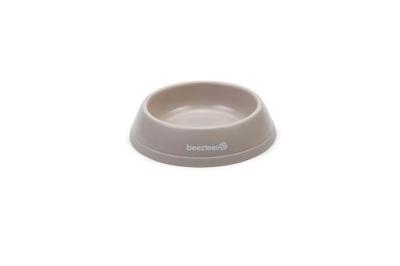Beeztees - Kattenvoerbak - Plastic - Beige - 14,5x14,5x3,5 cm - 200 ml