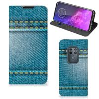 Motorola One Zoom Hippe | Standcase | Jeans - thumbnail