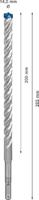 Bosch Accessories EXPERT SDS plus-7X 2608900177 Hamerboor 10-delig 16.00 mm Gezamenlijke lengte 265 mm SDS-Plus 10 stuk(s) - thumbnail