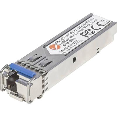 Intellinet Gigabit SFP Mini-GBIC Transceiver WDM bidirectioneel voor LWL-kabel 1000Base-LX (LC) singlemode-poort 10 km WDM (RX1550/TX1310) 507509