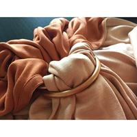 Kleine sjaal zonder knoop LOVE RADIUS nude/karamel - thumbnail