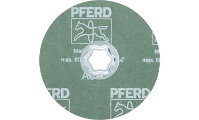 PFERD TOOLS 64190103 Combiclick korrel fiberschijf Ø 125 mm A 36 voor universele toepassingen Diameter 125 mm