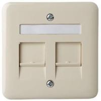 Peha Afdekraam Catv ISDN dubbel creme recht - 4602074 - thumbnail