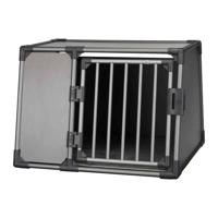 Trixie vervoersbox aluminium grafiet l 92x78x64 cm - thumbnail