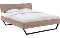 Goossens Bedframe Slade, Bedframe 180 x 220 cm hoofdbord organisch - thumbnail