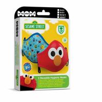 Hygiënisch en herbruikbaar gezichtsmasker gemaakt van stof Sesame Street Premium Volwassen - thumbnail